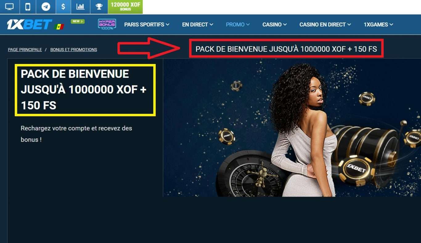 Activation du Code Promo 1xBet et Réclamation du Bonus